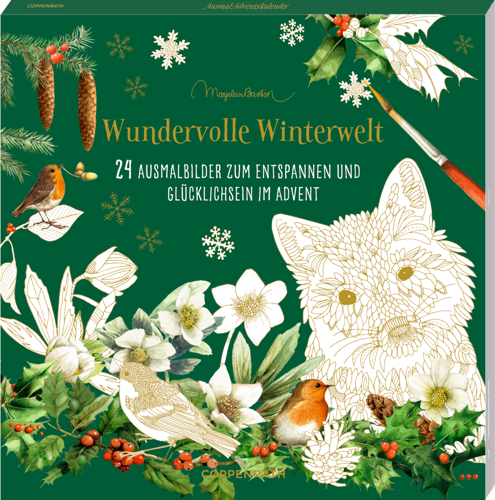 Wundervolle Winterwelt, Kreativ-Adventskalender (Bastin)