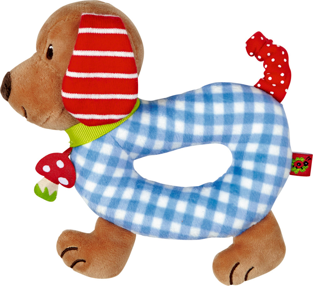 Ringrassel Hündchen  BabyGlück Ringrassel Hündchen  BabyGlück