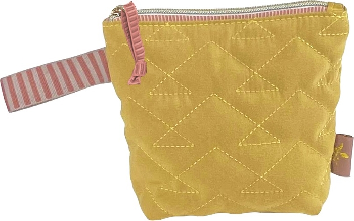 gelbe Kosmetiktasche Taschenzauber