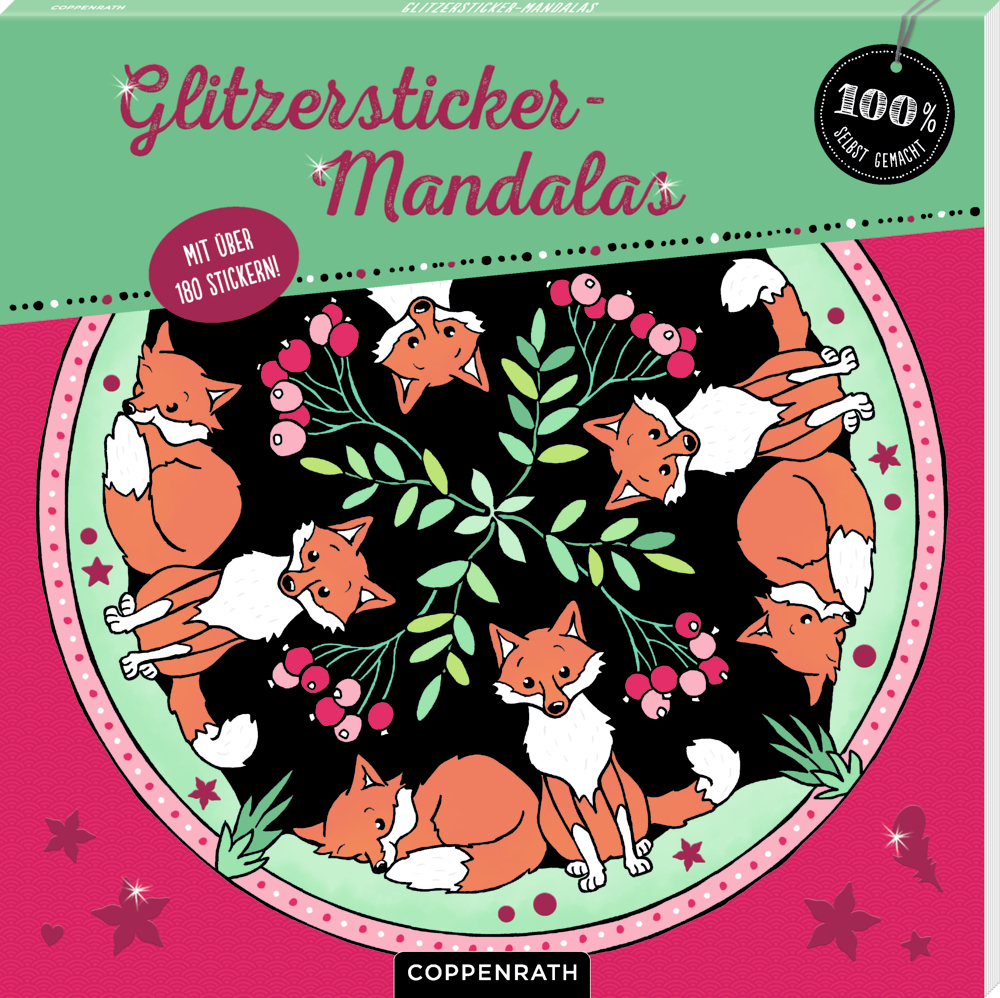 Glitzersticker-Mandalas (100% selbst gemacht)