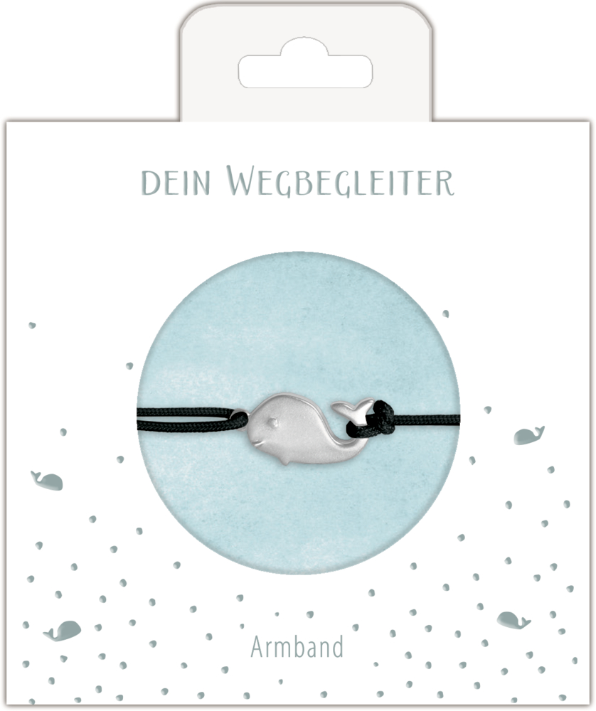 Armband mit Walanhänger (versilbert) Armband mit Walanhänger (versilbert)