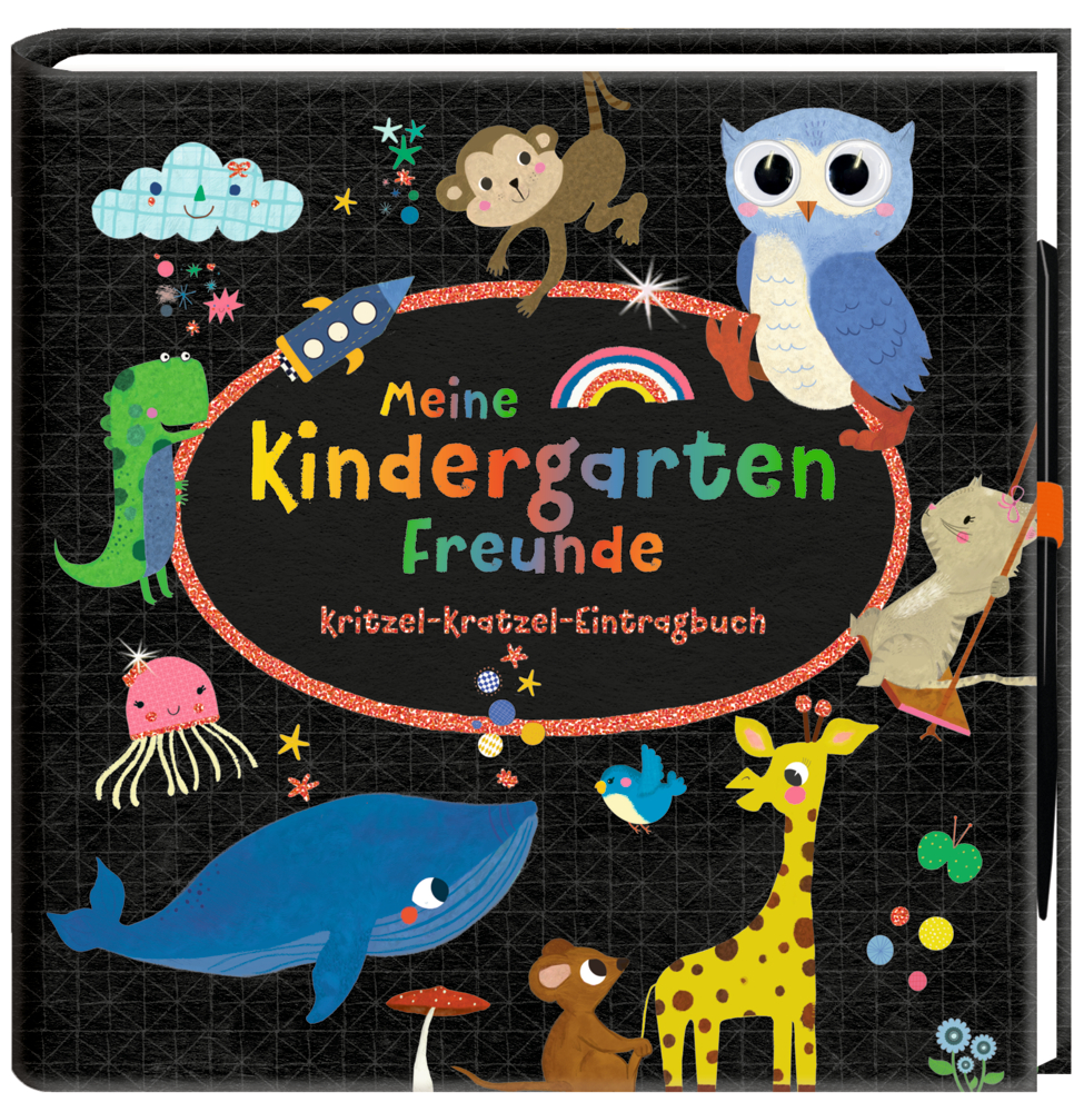 Meine Kindergartenfreunde - Kritzel-Kratzel-Eintragbuch