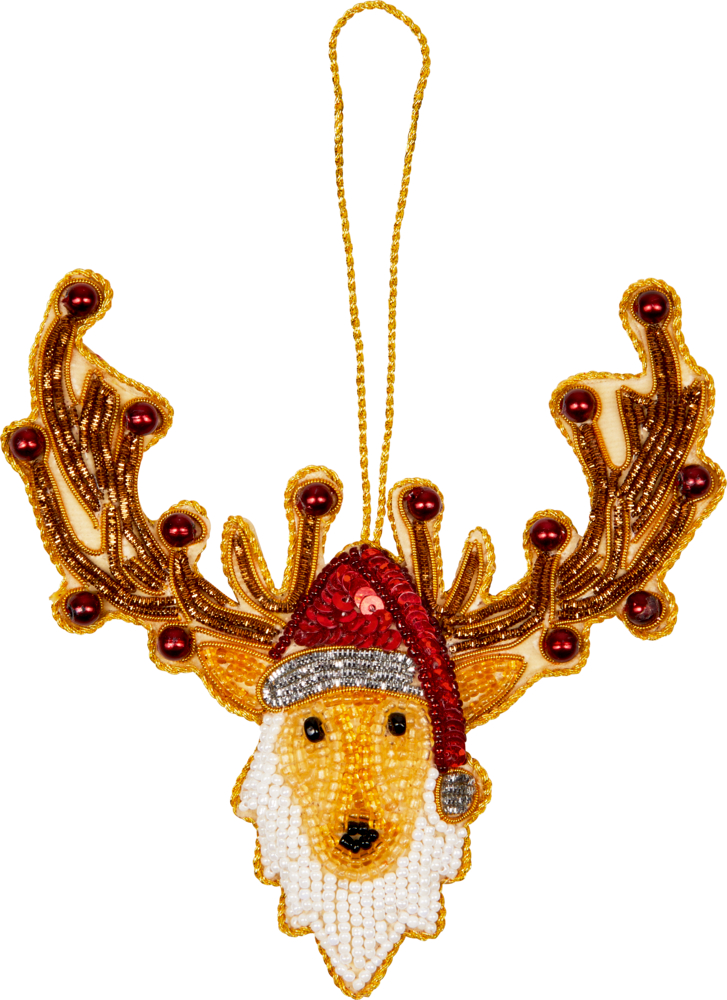 Hirsch, Ausgefallener Weihnachtsanhänger "Lieblingsstücke" zum Sammeln - Dekorative Weihnachten