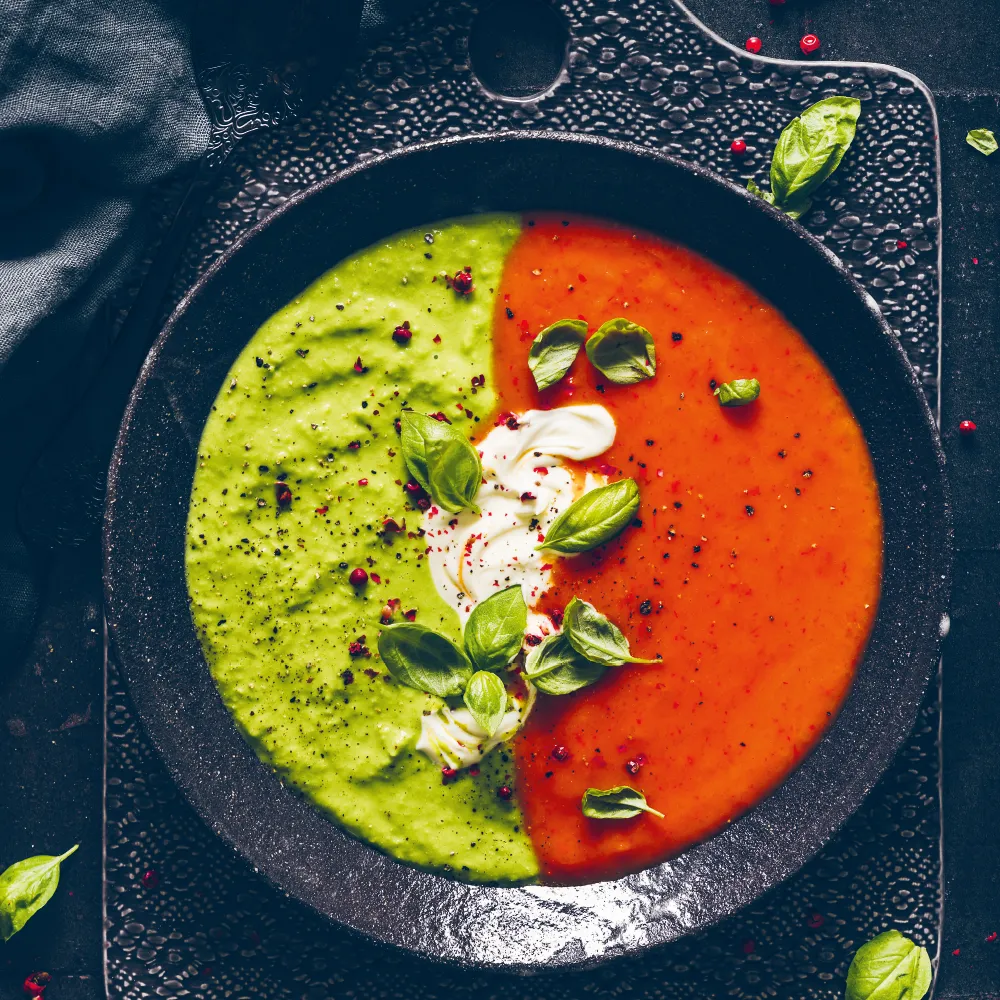 Die Suppe mit den zwei Gesichtern
