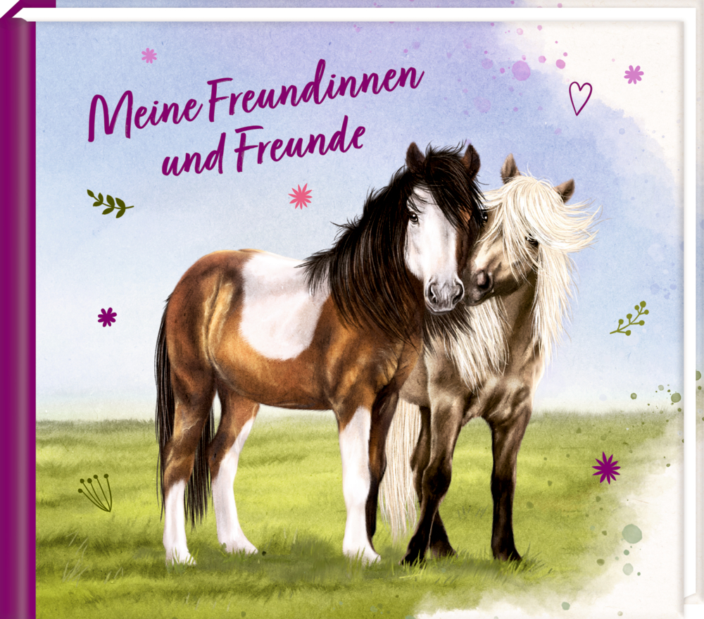Freundebuch: Meine Freundinnen und Freunde (Pferdefreunde)