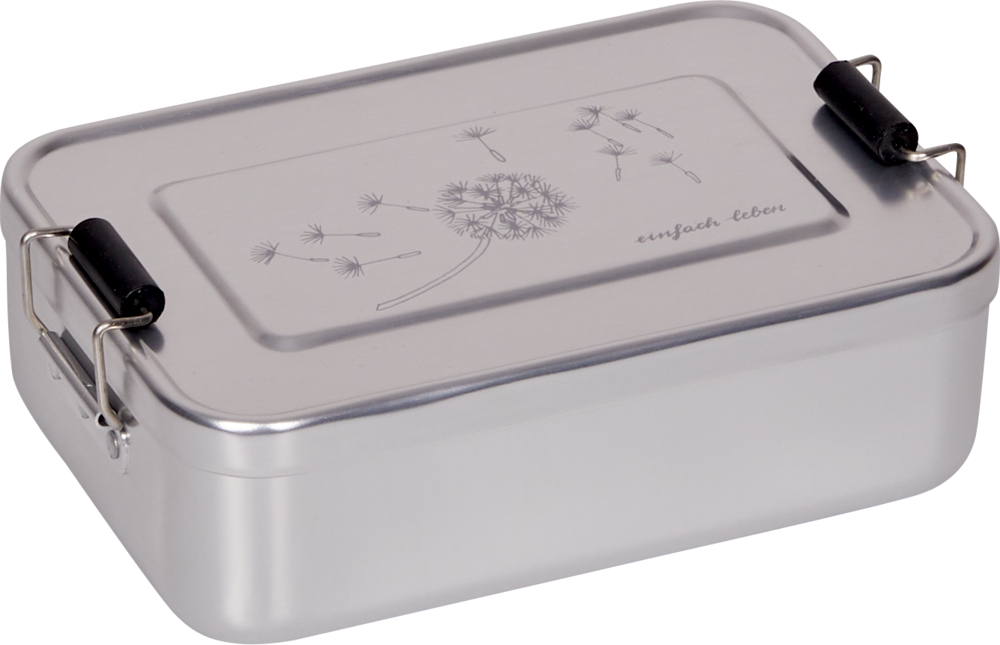 Lunchbox - einfach leben (Aluminium)