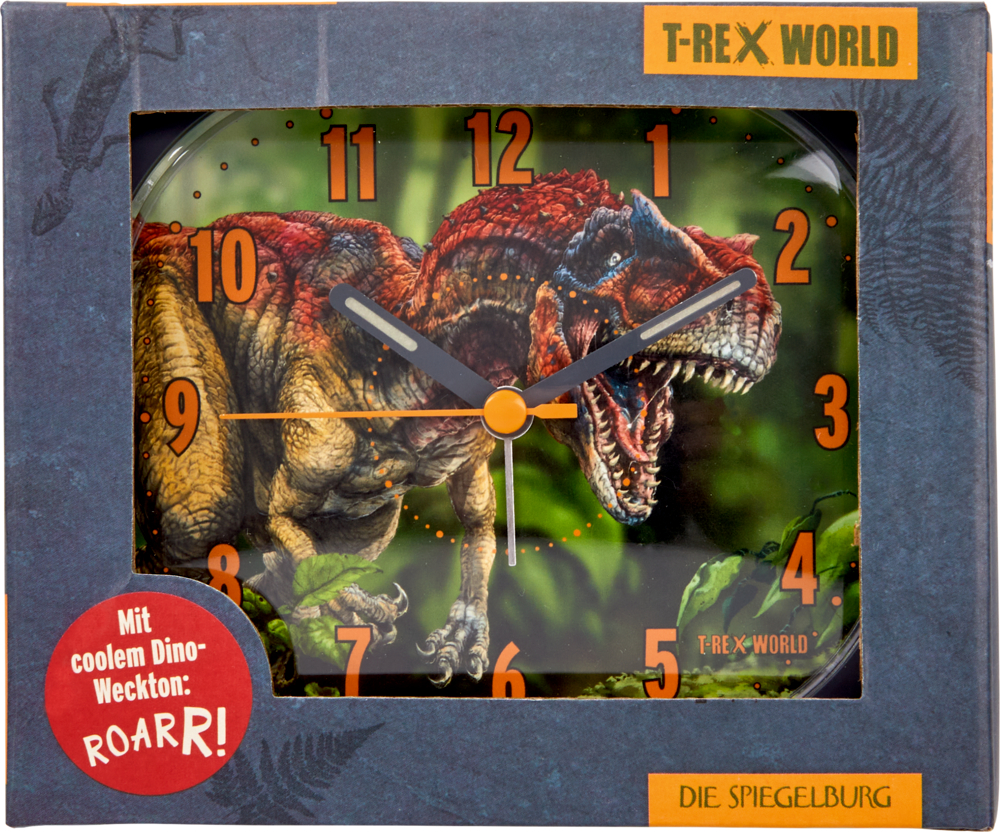 Wecker T-Rex World (mit Dino-Weckton)
