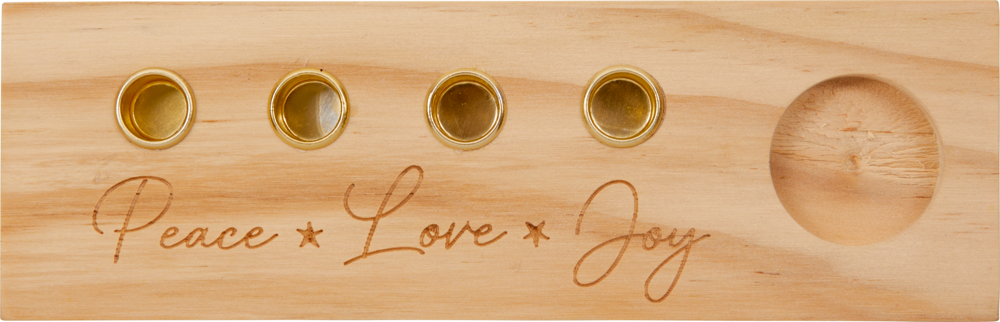Adventskranz "Peace * Love * Joy" - WinterLiebe