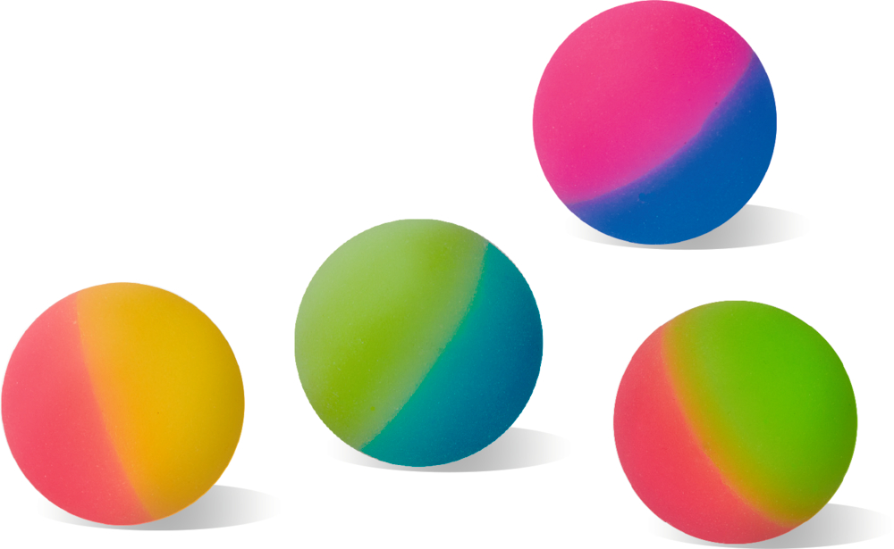 Farbenfroher Flummi - Bunte Geschenke