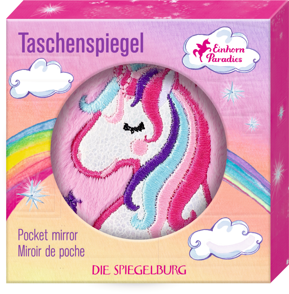 Taschenspiegel - Einhorn-Paradies