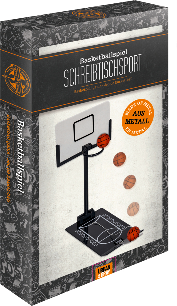 Basketballspiel SCHREIBTISCHSPORT - Urban&Gray