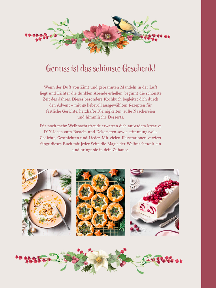 Alles Liebe zum Weihnachtsfest. Mit Rezepten und Kreativideen (Bastin)