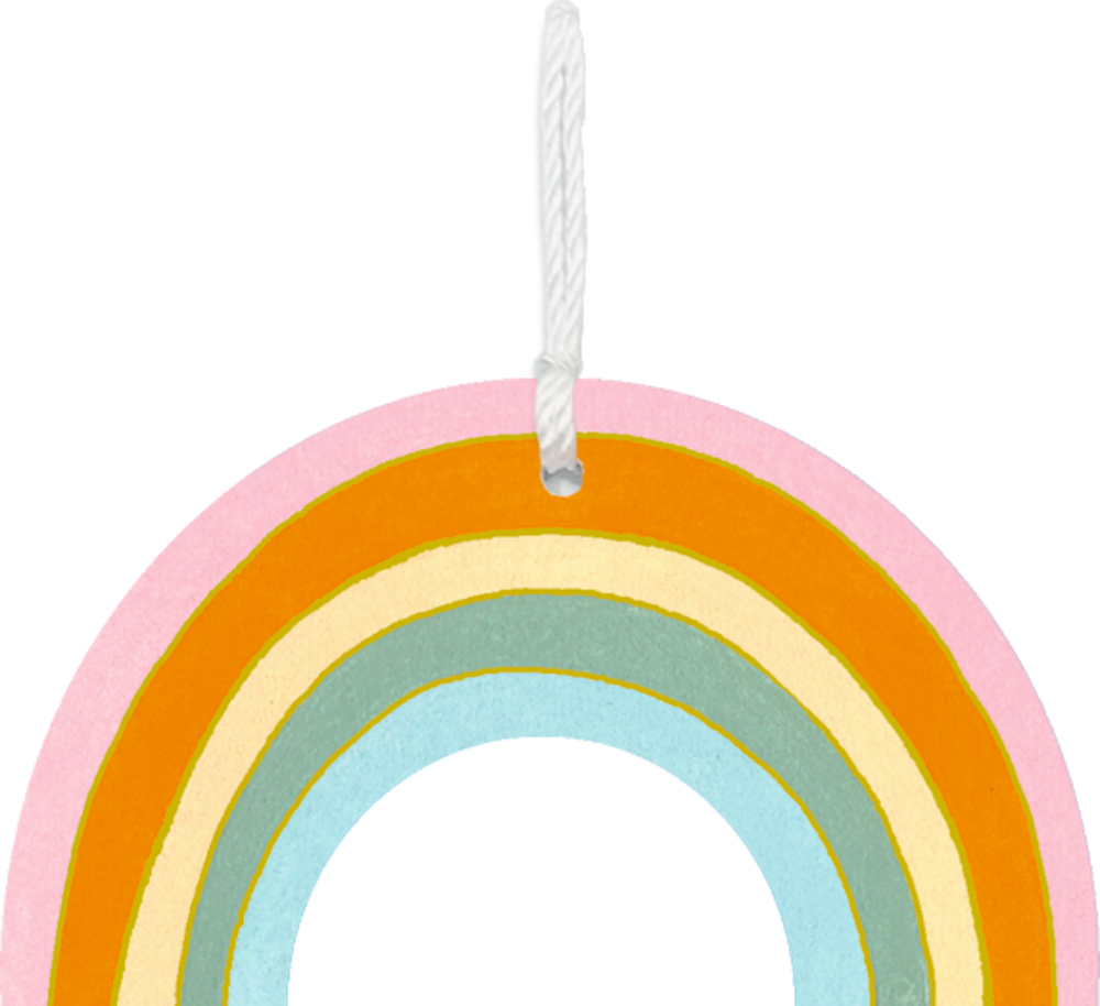 Grußkarte - Alles Gute zur Taufe - Regenbogen hellblau Grußkarte - Alles Gute zur Taufe - Regenbogen hellblau