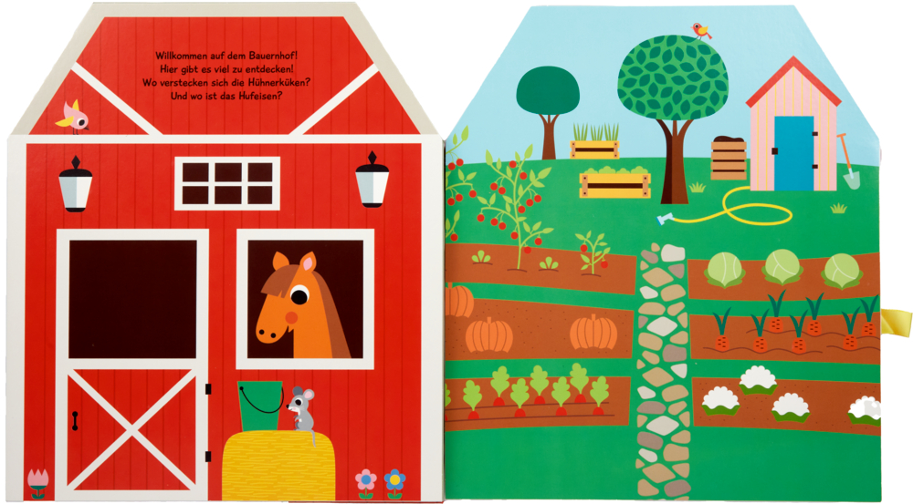 Puppenhaus Bauernhof - Aufstellen, Einrichten, Spielen