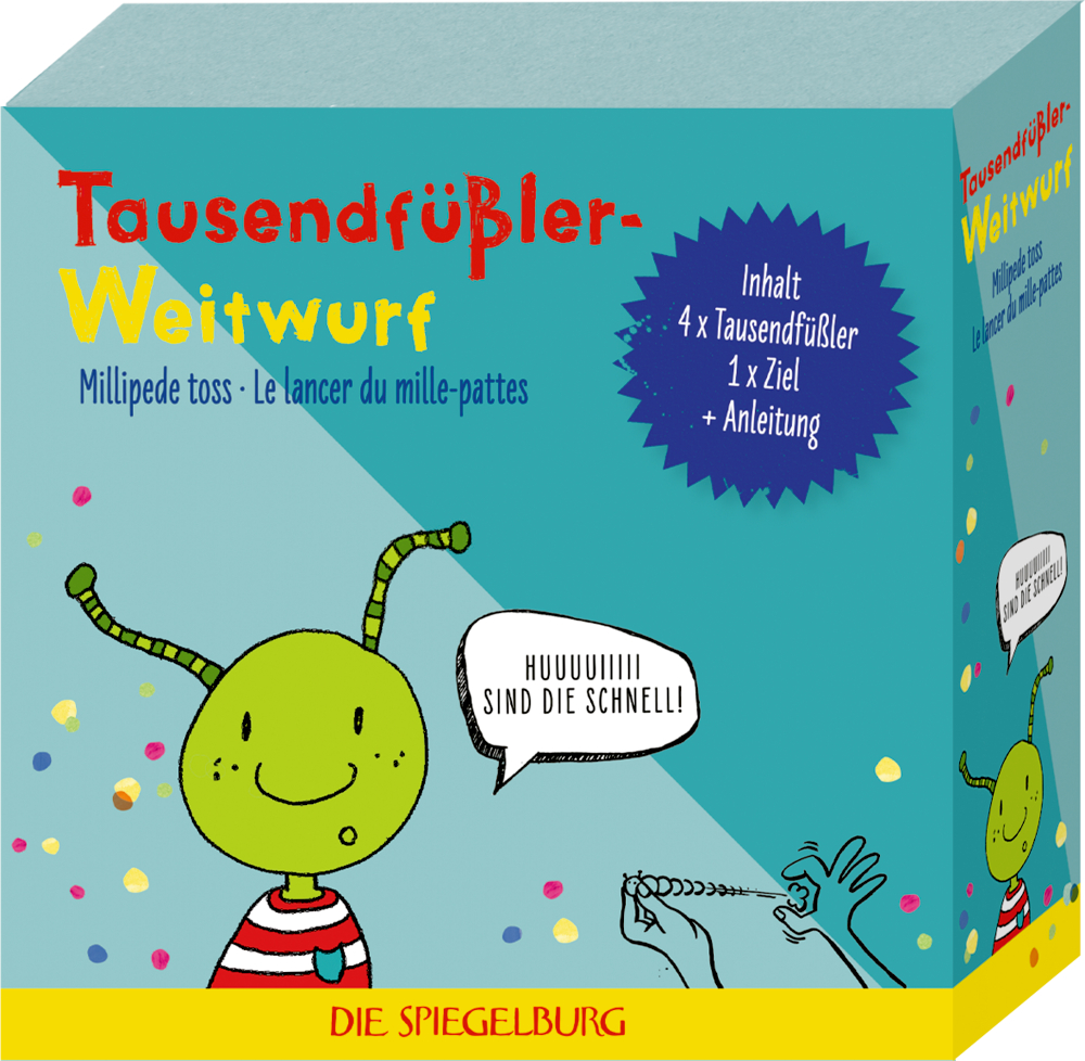 Tausendfüßler-Weitwurf (Spiel) Bunte Geschenke