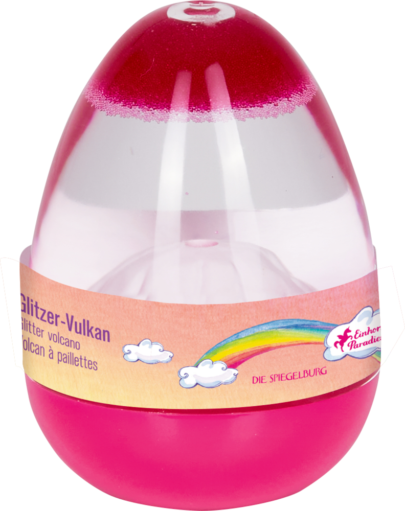 Glitzer-Vulkan Einhorn-Paradies