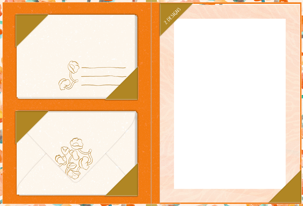 Briefpapier-Set - All about orange