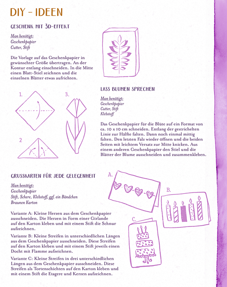 Geschenkpapier-Buch - Schöner schenken (All about purple) Geschenkpapier-Buch - Schöner schenken (All about purple)