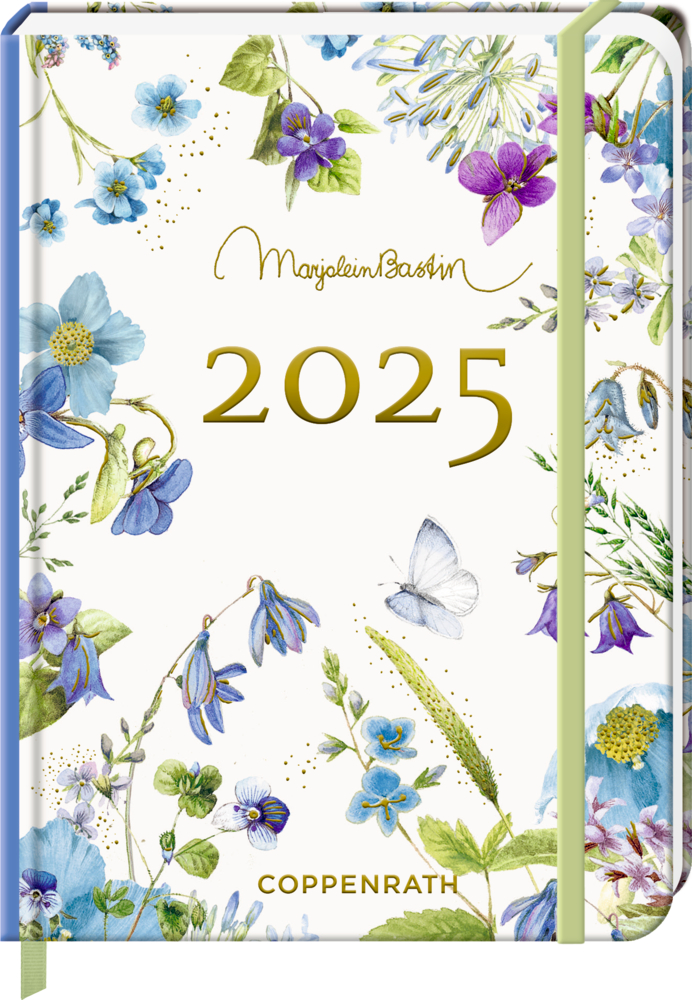 Kleiner Wochenkalender: Mein Jahr 2025 - Marjolein Bastin - blau