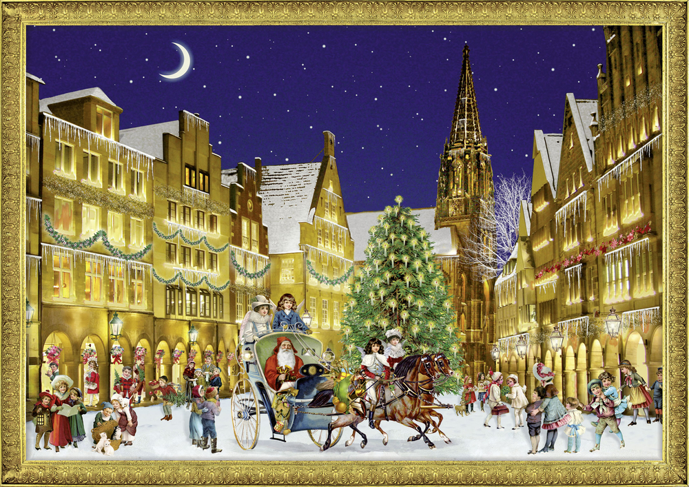 Weihnacht in der Stadt, Adventskalender A4 (Behr)