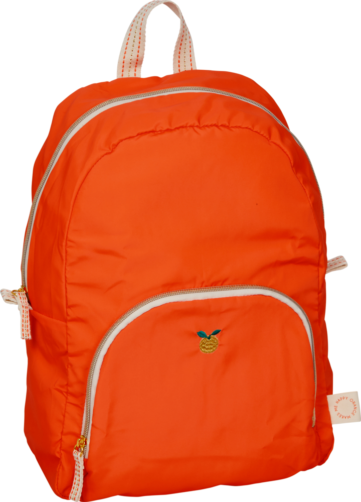 orange, Damen-Rucksack mit Falttäschchen Taschenzauber