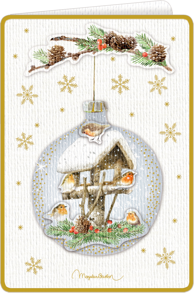 3D-Weihnachtskarte mit Kuvert: Zauberhafte Weihnachten (M. Bastin) 3D-Weihnachtskarte mit Kuvert: Zauberhafte Weihnachten (M. Bastin)