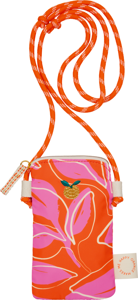 orange/pink (Blätter), Handytäschchen Taschenzauber