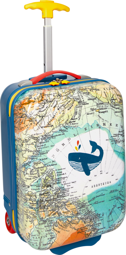 Kleiner Hartschalentrolley Reisezeit Kids
