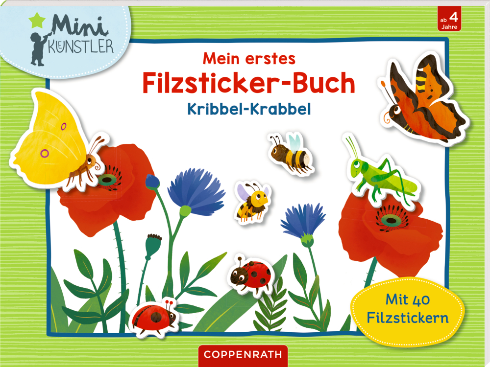 Mein erstes Filzsticker-Buch: Kribbel-Krabbel (Mini-Künstler)