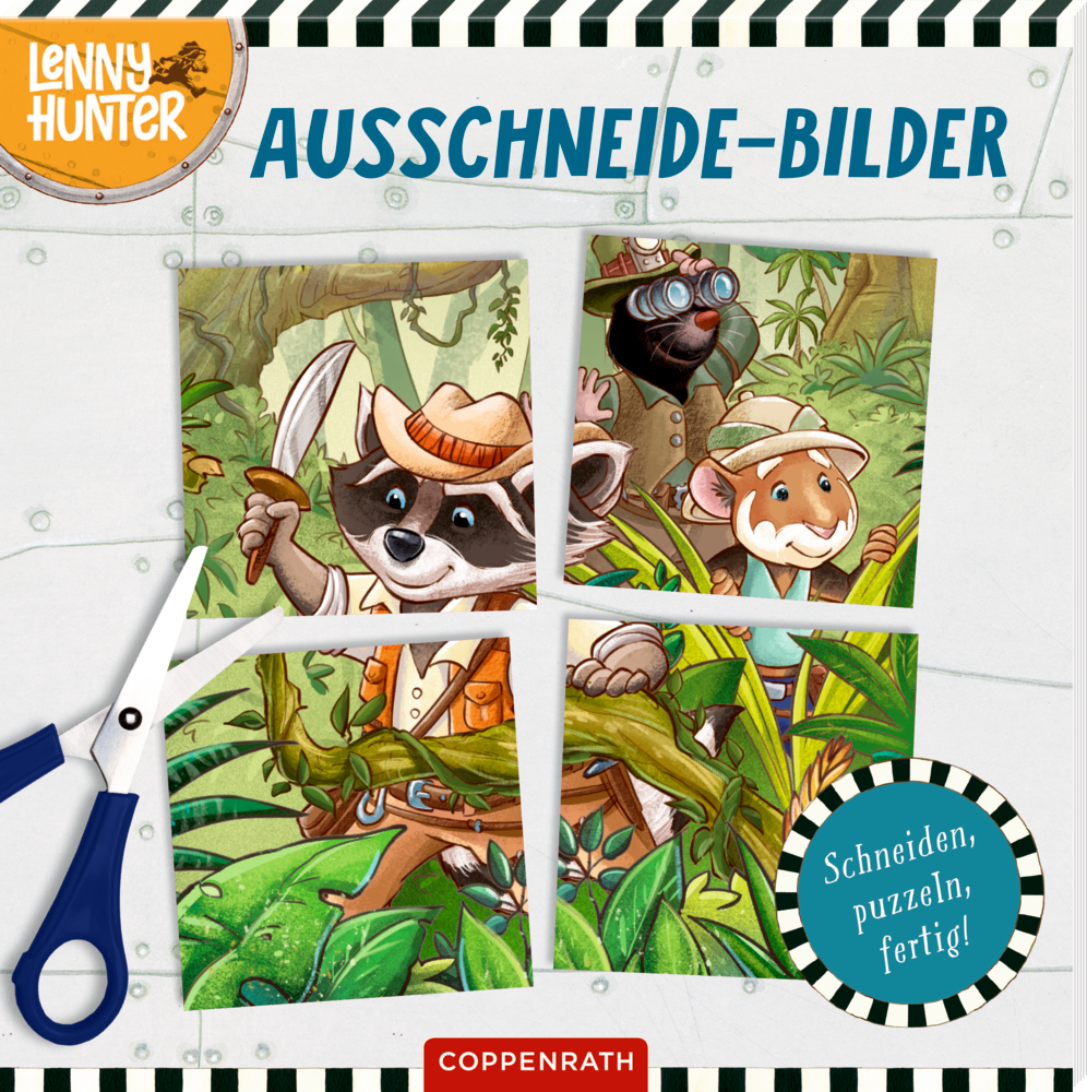 Ausschneide-Bilder: Schneiden, puzzeln, fertig! - Lenny Hunter
