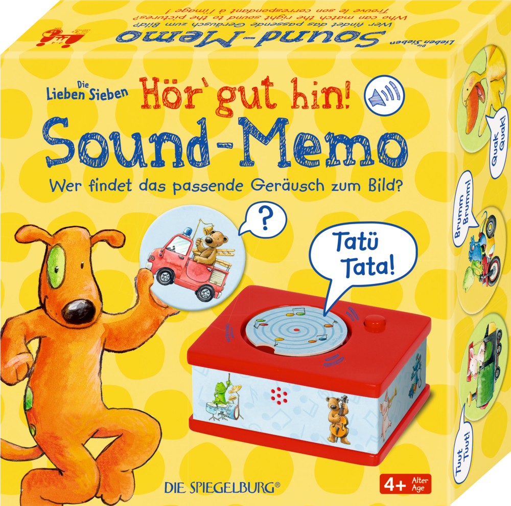 Hör-Memo 12 Holzdosen mit Klang statt Bildern Geräusche Dosen raten Kinder 