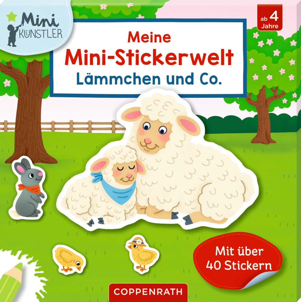 Meine Mini-Stickerwelt: Lämmchen und Co. – Mini-Künstler