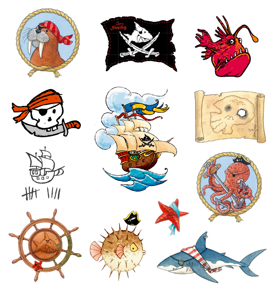 Tattoos Capt'n Sharky