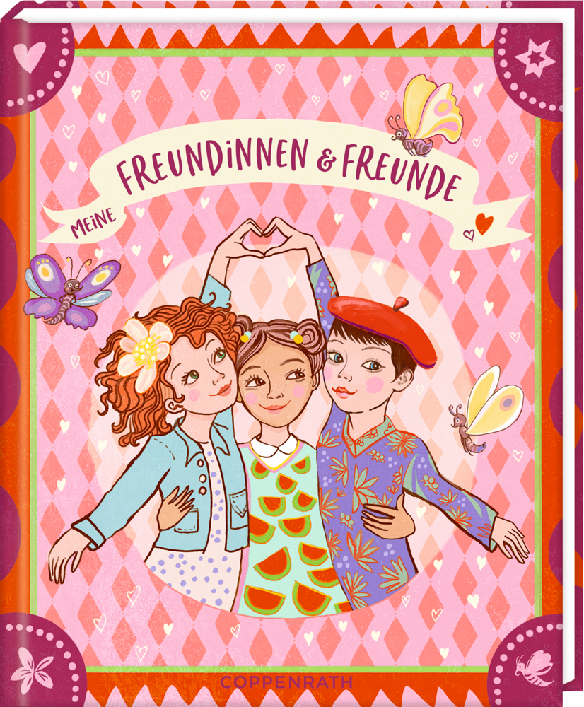 Freundebuch: Mädchen - Meine Freundinnen & Freunde