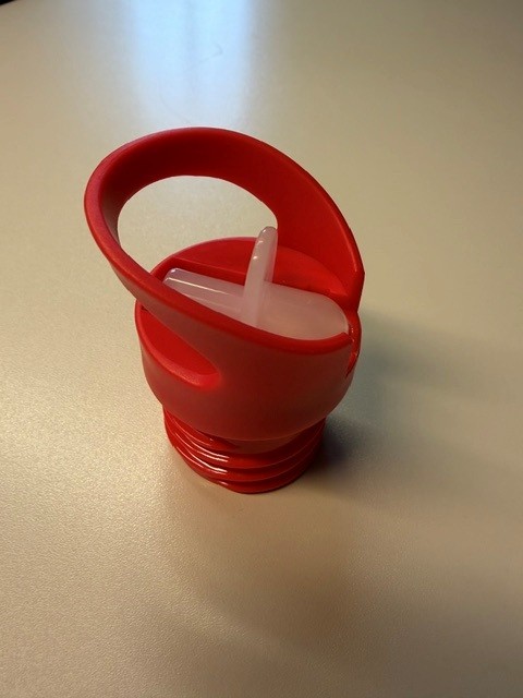 rot, Ersatzdeckel Edelstahlflasche