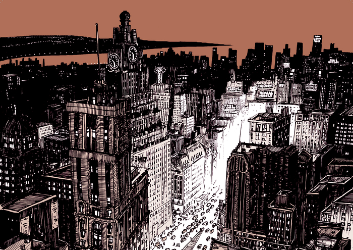Puzzle Times Square - All about music (1000 T.)