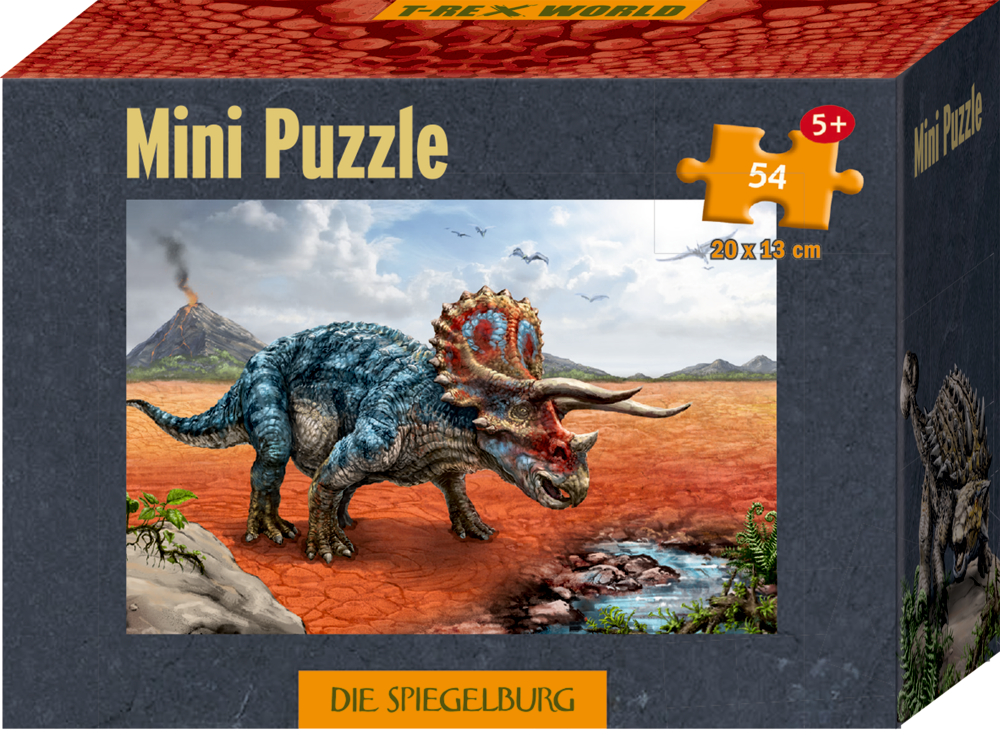 Mini-Puzzle T-Rex World (54 Teile)