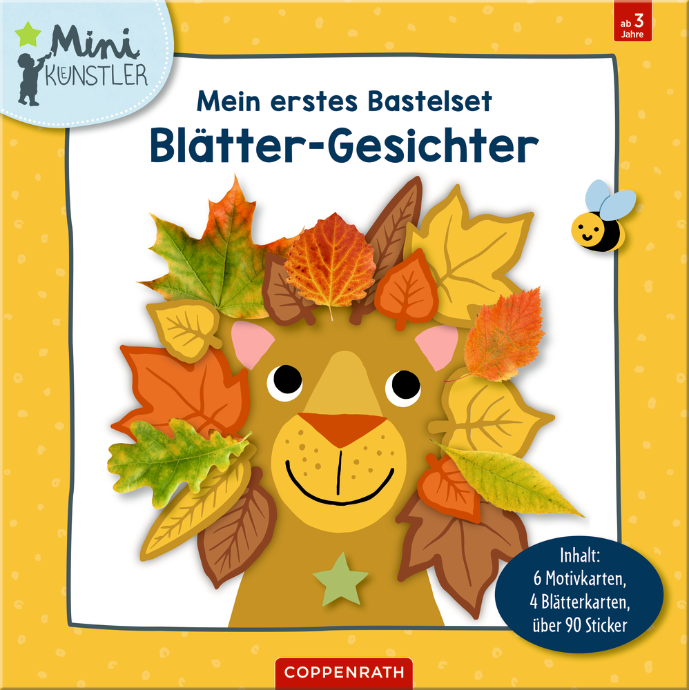 Mein erstes Bastelset: Blätter-Gesichter (Mini-Künstler)