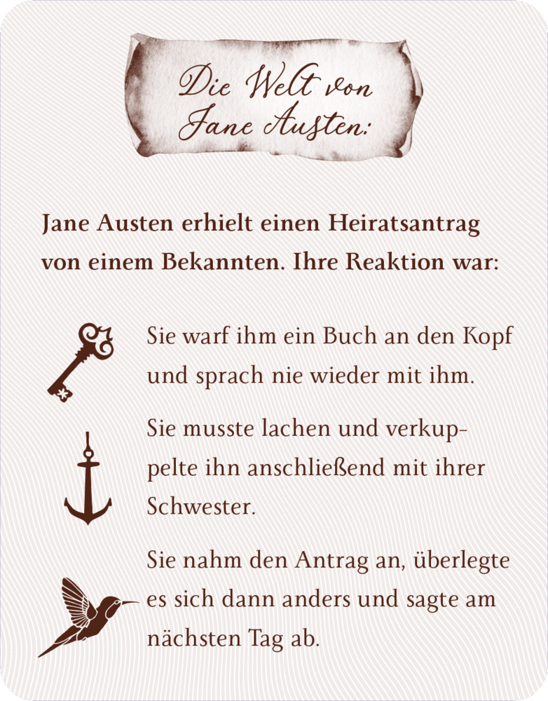 Das Quiz: Die Welt der Jane Austen