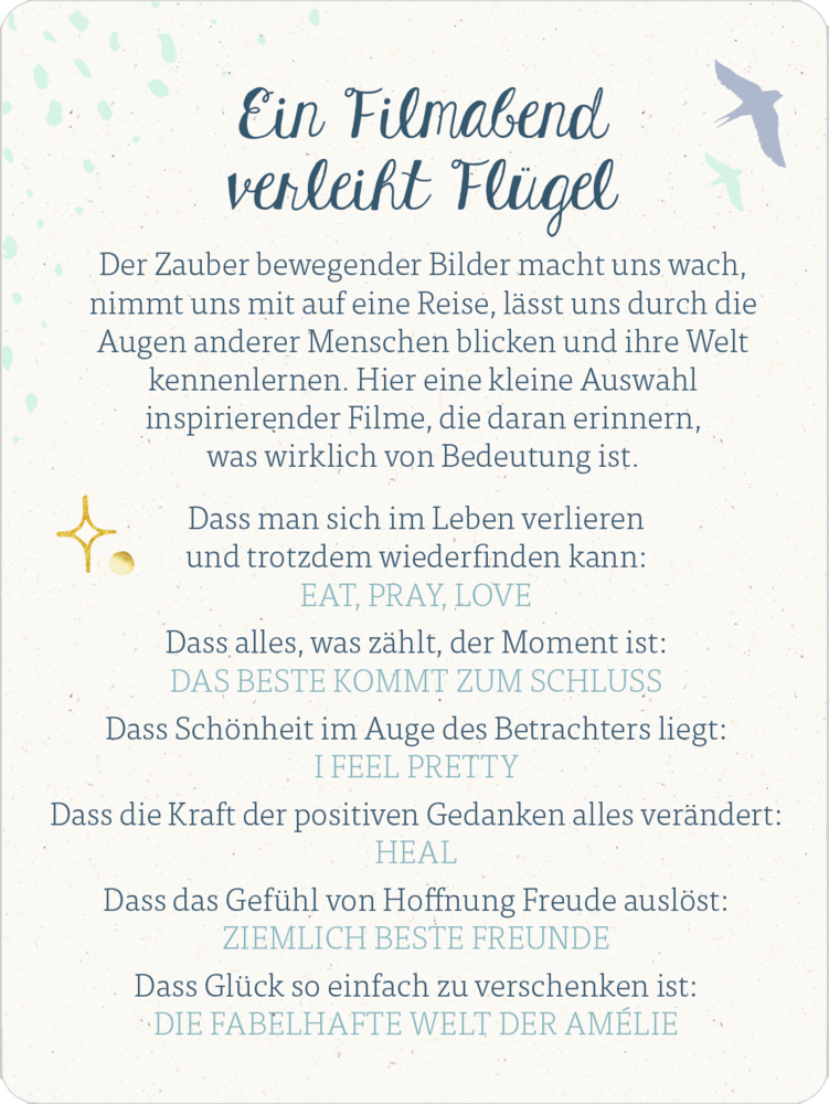 Geschenkschachtel - Wecke das Glück in dir Geschenkschachtel - Wecke das Glück in dir