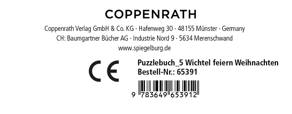 Mein Mitmach-Puzzle-Buch: 5 Wichtel feiern Weihnachten