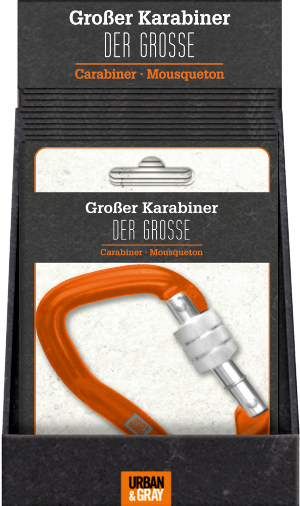 Großer Karabiner DER GROSSE - Urban&Gray