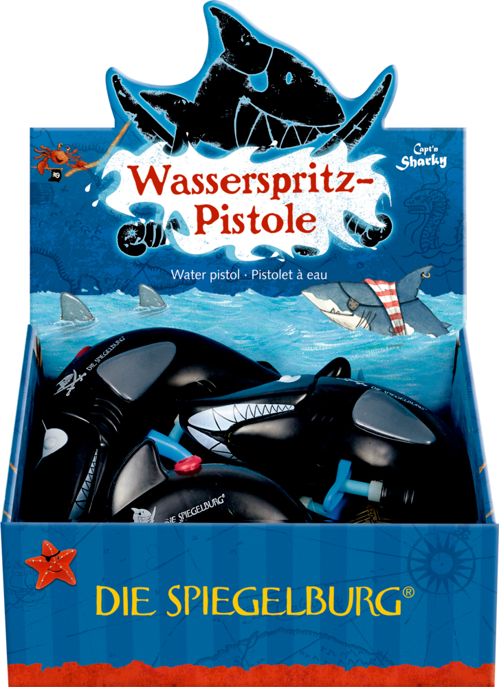 Wasserspritz-Pistole "Hai" Capt'n Sharky Wasserspritz-Pistole "Hai" Capt'n Sharky
