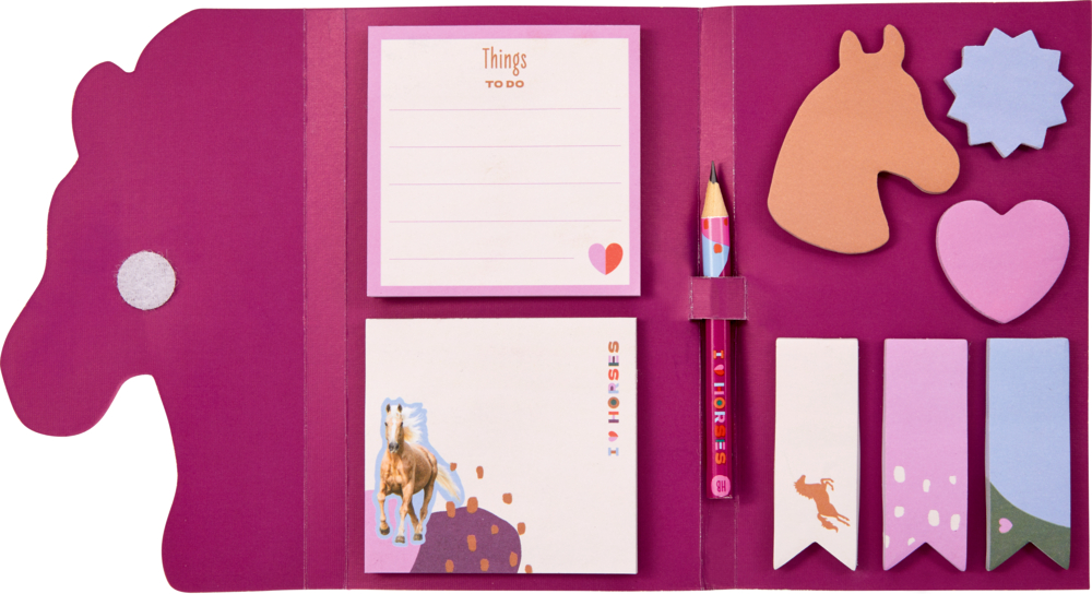 Haftnotizen mit Bleistift - I LOVE HORSES Haftnotizen mit Bleistift - I LOVE HORSES
