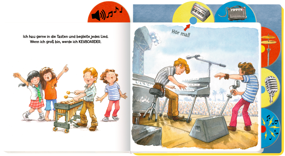 Wenn ich groß bin, werde ich Rockstar (Mini-Musiker/Soundbuch)