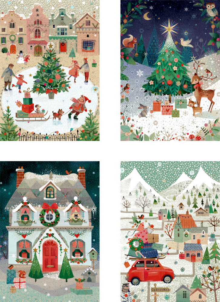 Wunderbare Weihnachtswelt, A5-Adventskalender