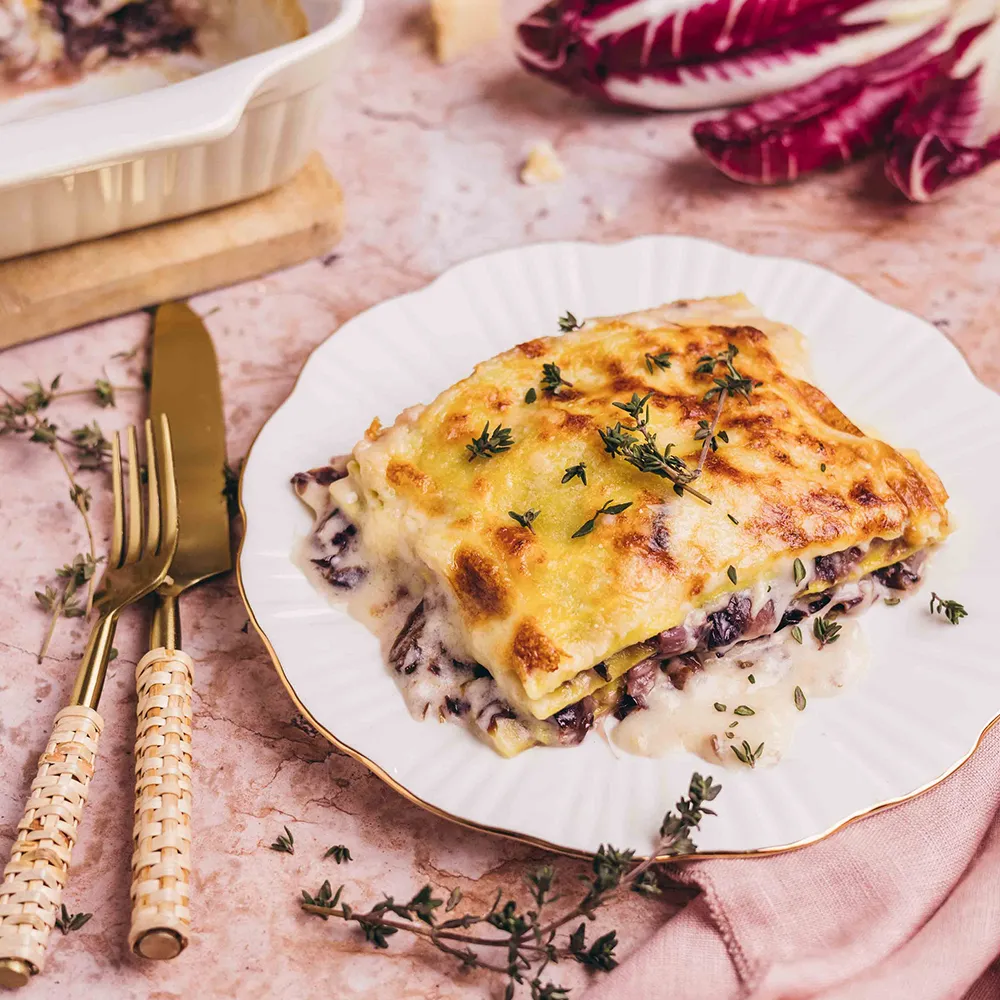 Pasticcio di Radicchio – Lasagne mit Radicchio