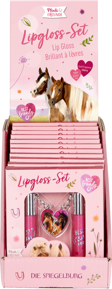 Lipgloss-Set Best friends - Pferdefreunde