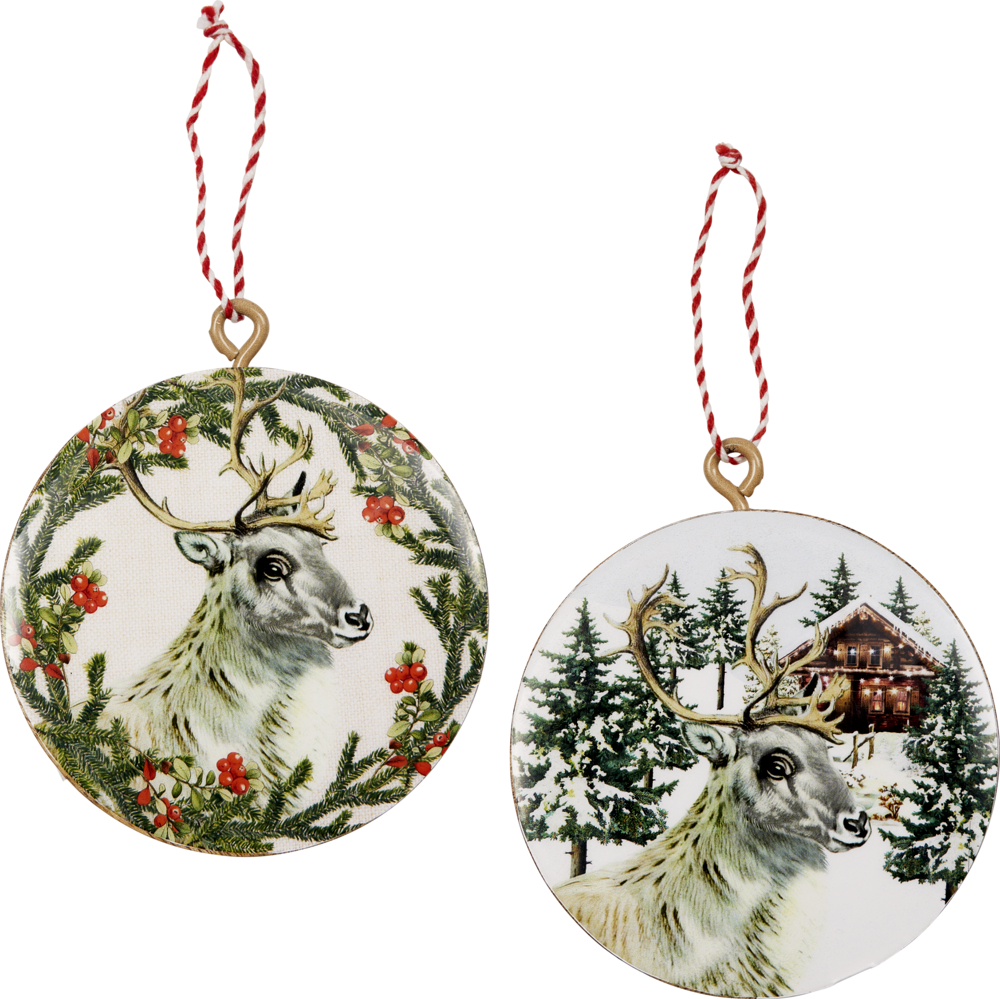 Holz-Anhänger - Dekorative Weihnachten
