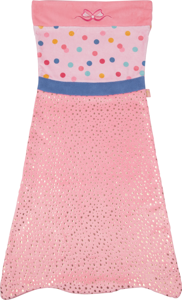Kuschel-Schlafsack Prinzessin Lillifee (Glitter & Gold), ca. 50x110 cm